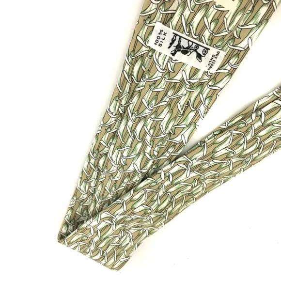 HERMES Multicolor 100% Silk Tie authentic EUC - Picture 7 of 8